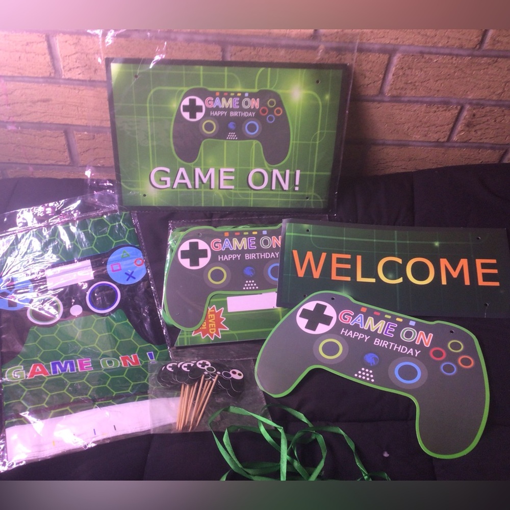 KIDS GAMING PARTY DECOR